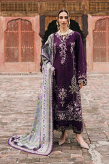 DHANAK 3PC EMBROIDERED UNSTICHED ARTICLE BA-411
