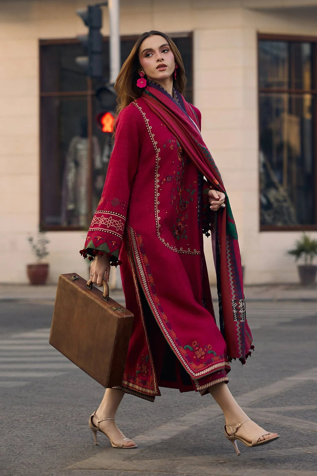 DHANAK 3PC EMBROIDERED UNSTICHED ARTICLE BA-3082