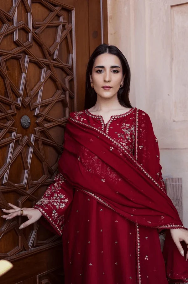 DHANAK 3PC EMBROIDERED UNSTICHED ARTICLE BA-345