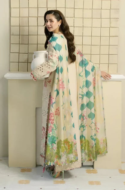 BAREEZE DHANAK 3PC EMBROIDERED UNSTICHED ARTICLE BA-310