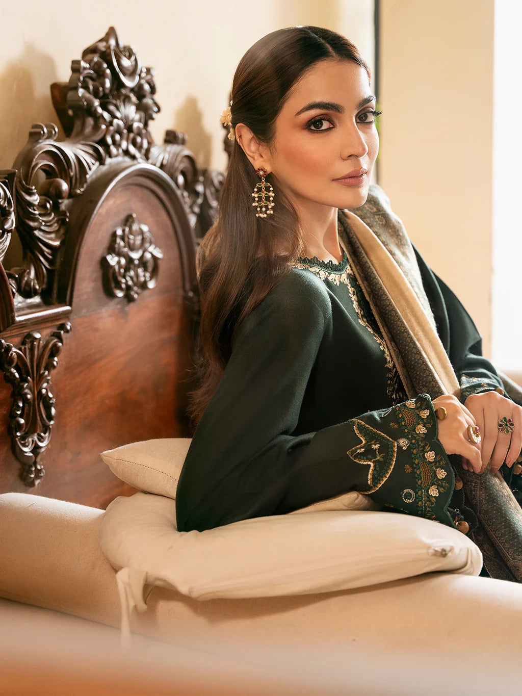 IZEL DHANAK 3PC EMBROIDERED UNSTICHED ARTICLE BA-383
