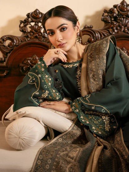 IZEL DHANAK 3PC EMBROIDERED UNSTICHED ARTICLE BA-383