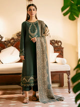 IZEL DHANAK 3PC EMBROIDERED UNSTICHED ARTICLE BA-383