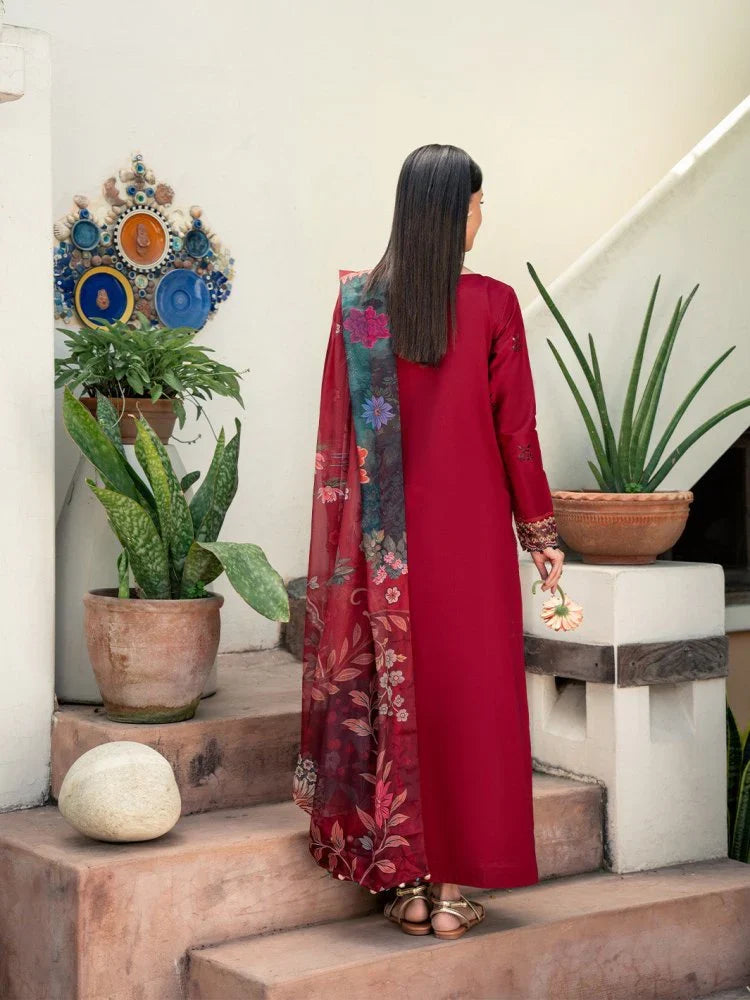 DHANAK 3PC EMBROIDERED UNSTICHED ARTICLE BA-312
