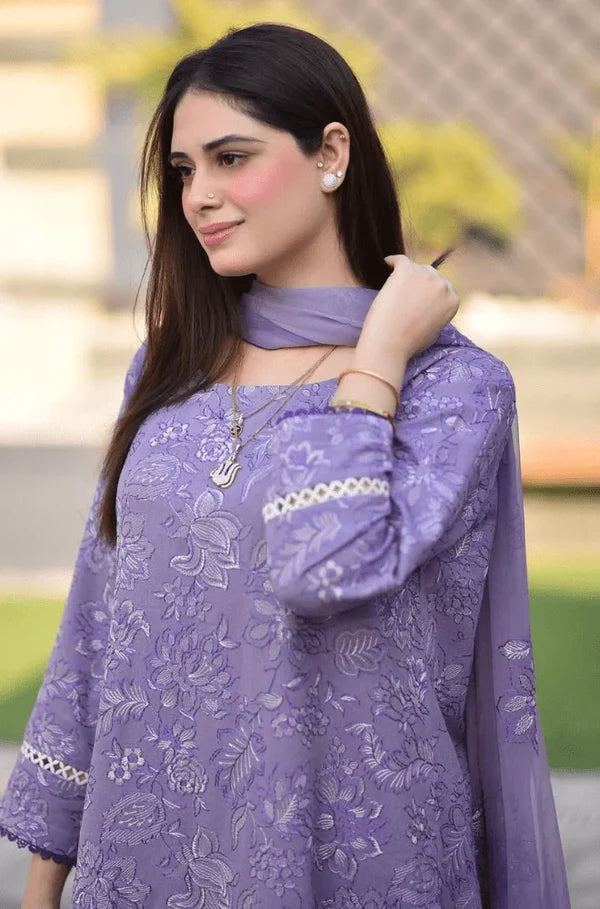 BAREEZE 3PC EMBROIDERED UNSTICHED ARTICLE BA-3088