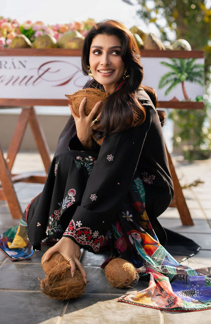 DHANAK 3PC EMBROIDERED UNSTICHED ARTICLE BA-300