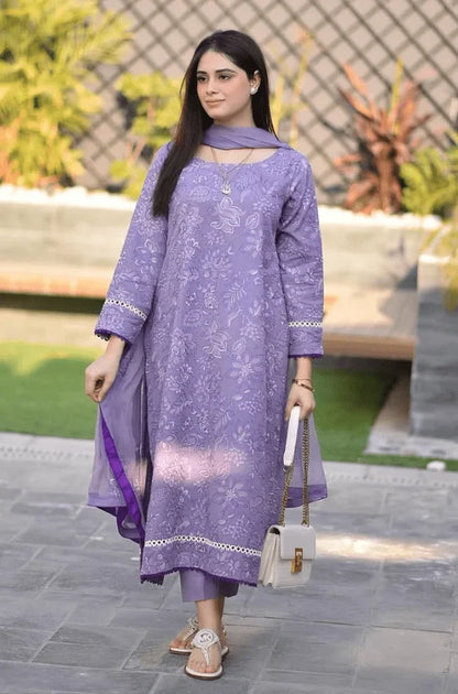 BAREEZE 3PC EMBROIDERED UNSTICHED ARTICLE BA-3088