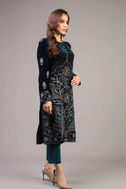 3PC DHANAK EMBROIDERED SUIT BA-424