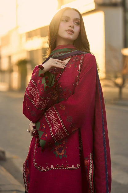 DHANAK 3PC EMBROIDERED UNSTICHED ARTICLE BA-3082