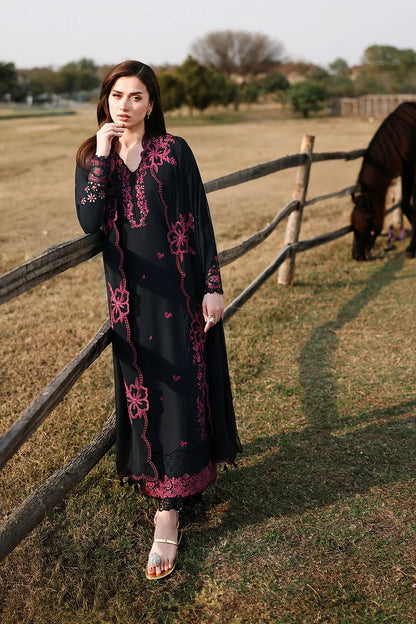 BAREEZE DHANAK 3PC CHICKENKARI EMBROIDERED UNSTICHED ARTICLE BA-310