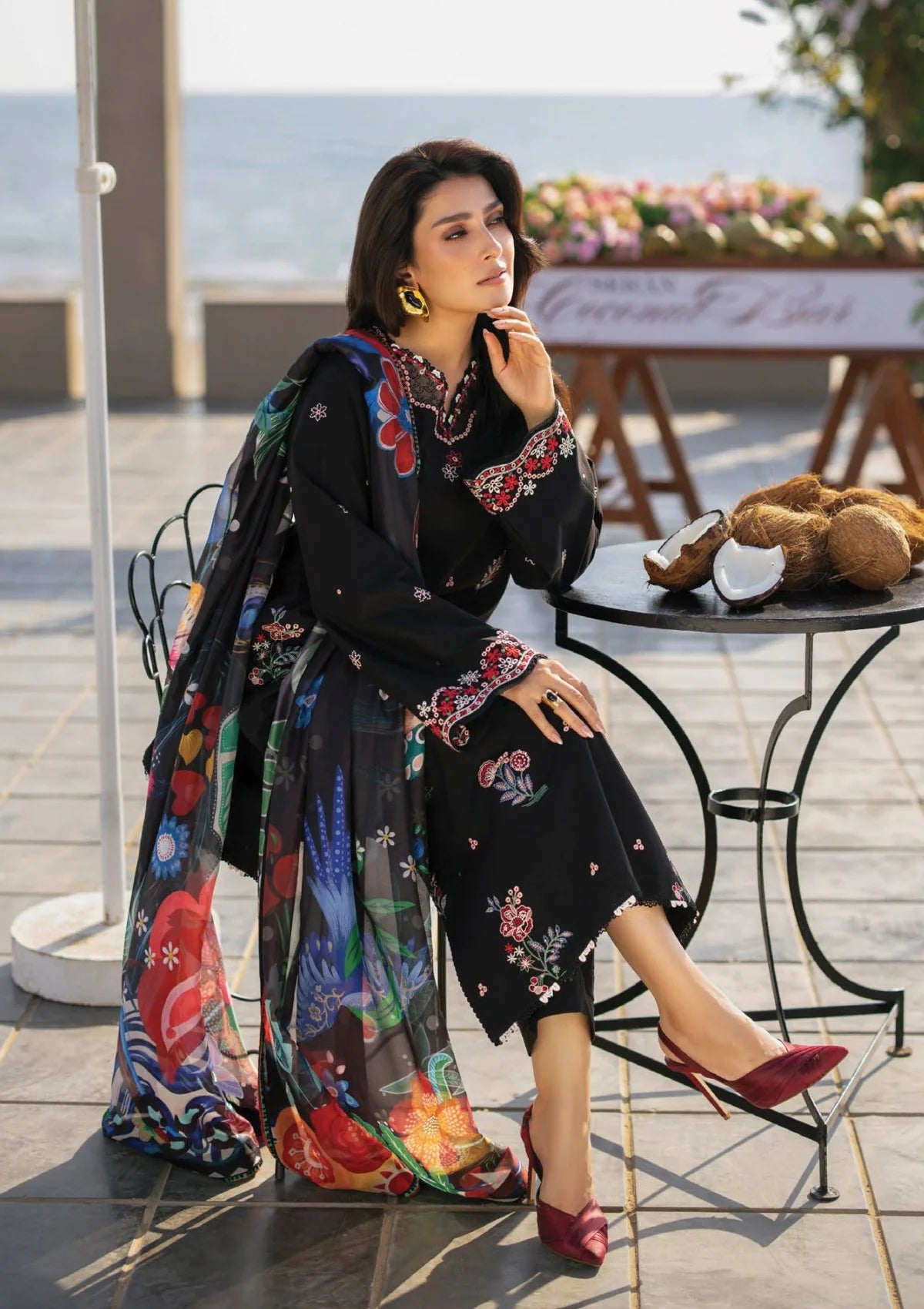 DHANAK 3PC EMBROIDERED UNSTICHED ARTICLE BA-300