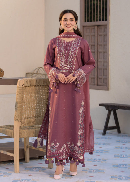 DHANAK 3PC EMBROIDERED UNSTITCHED ARTICLE BA-433