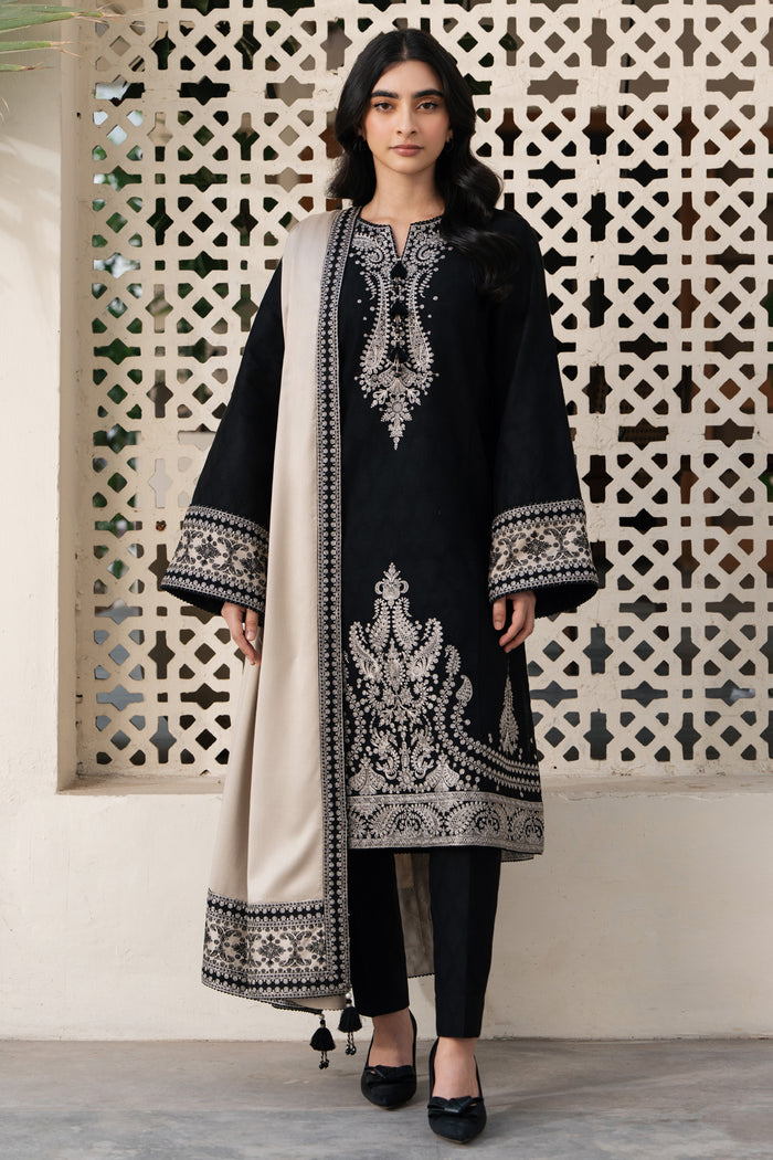 DHANAK 3PC EMBROIDERED UNSTITCHED ARTICLE BA-422