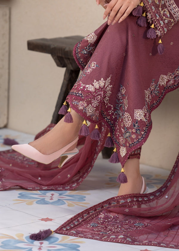 DHANAK 3PC EMBROIDERED UNSTITCHED ARTICLE BA-433