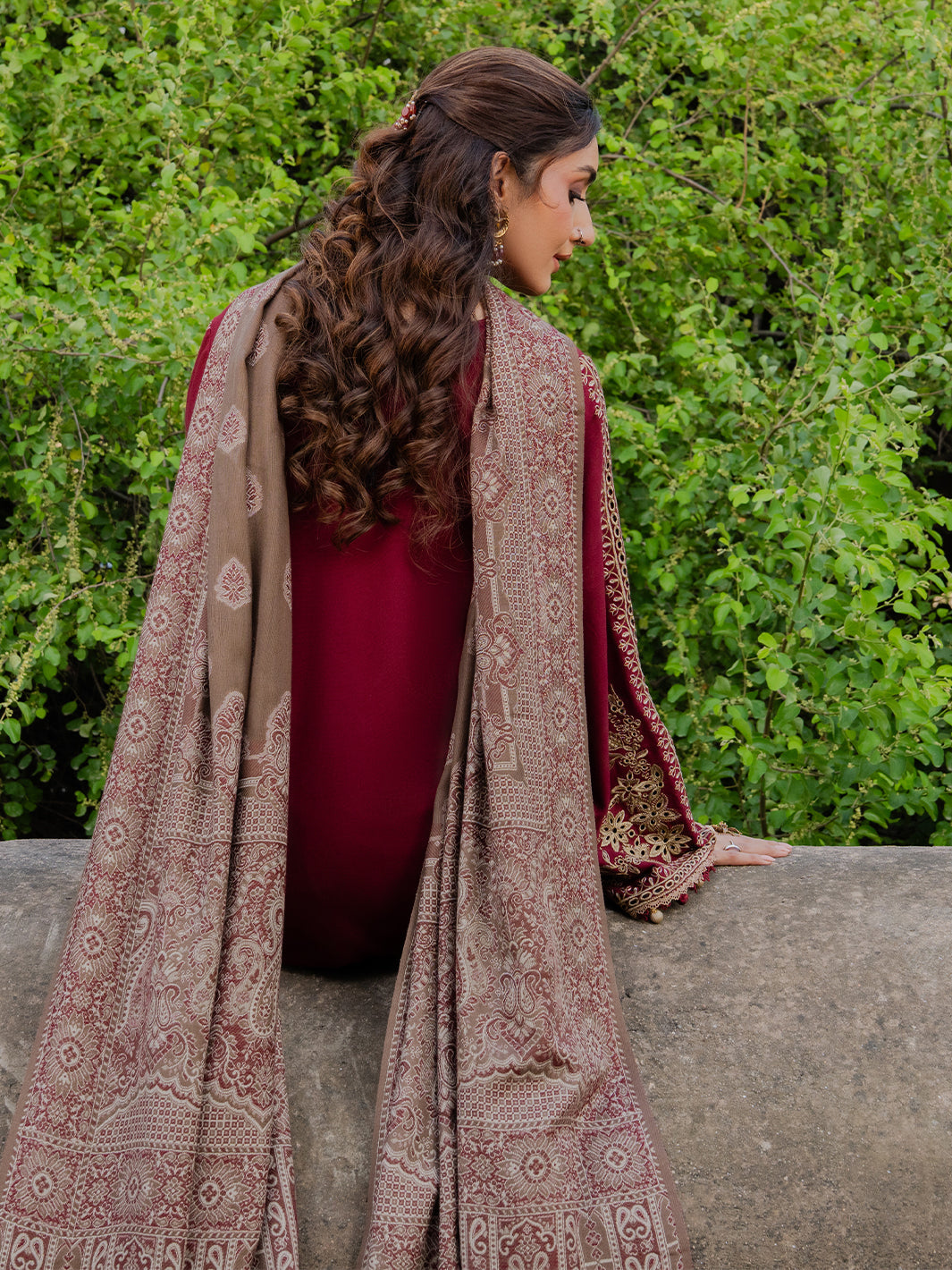 DHANAK 3PC EMBROIDERED UNSTITCHED ARTICLE BA-410