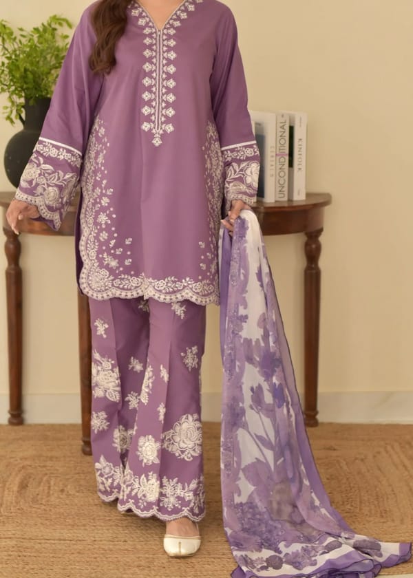 COCO DHANAK 3PC EMBROIDERED UNSTITCHED ARTICLE BA-366