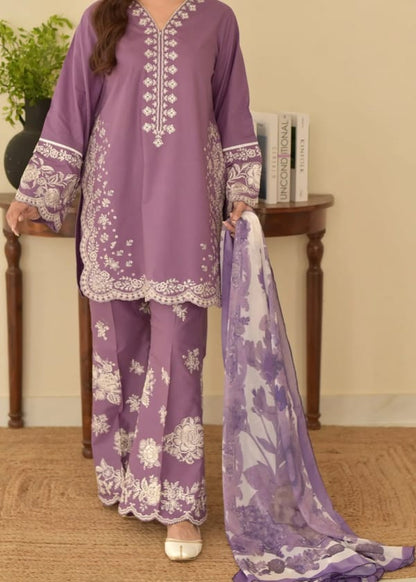 COCO DHANAK 3PC EMBROIDERED UNSTITCHED ARTICLE BA-366