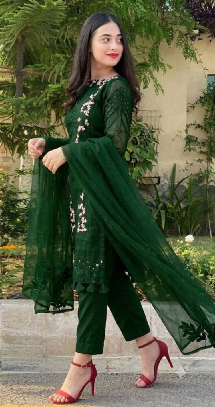 DHANAK 3PC EMBROIDERED UNSTITCHED ARTICLE BA-361-C