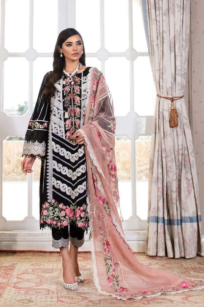 DHANAK 3PC EMBROIDERED UNSTITCHED ARTICLE BA-455