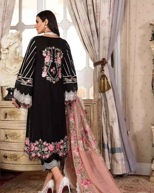 DHANAK 3PC EMBROIDERED UNSTITCHED ARTICLE BA-455