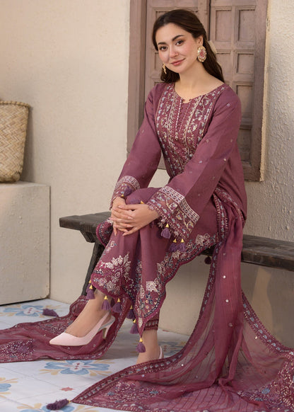 DHANAK 3PC EMBROIDERED UNSTITCHED ARTICLE BA-433