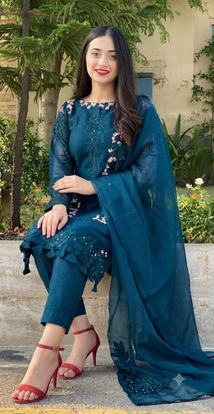 DHANAK 3PC EMBROIDERED UNSTITCHED ARTICLE BA-361-B