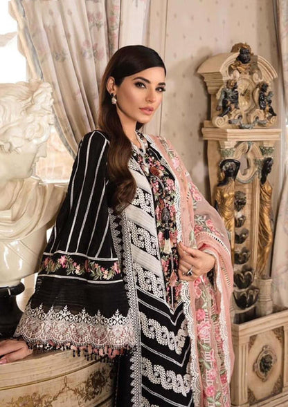 DHANAK 3PC EMBROIDERED UNSTITCHED ARTICLE BA-455